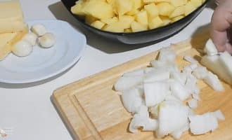 картошка с куриной грудкой