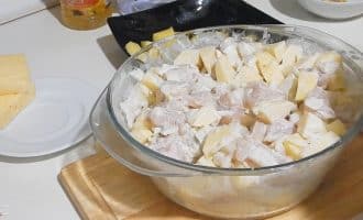 жаркое с картошкой и курицей в духовке