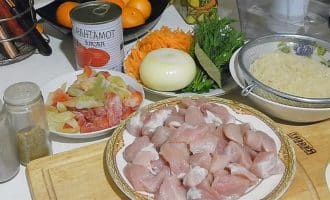 рис с мясом на сковородке рецепт
