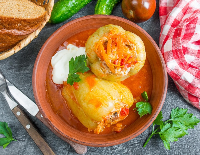 фаршированные перцы рецепт
