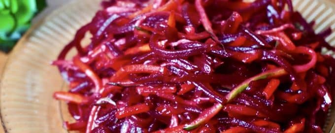 салат из отварной свеклы