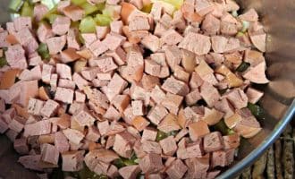 сосиски кубиком