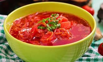 постный борщ рецепт