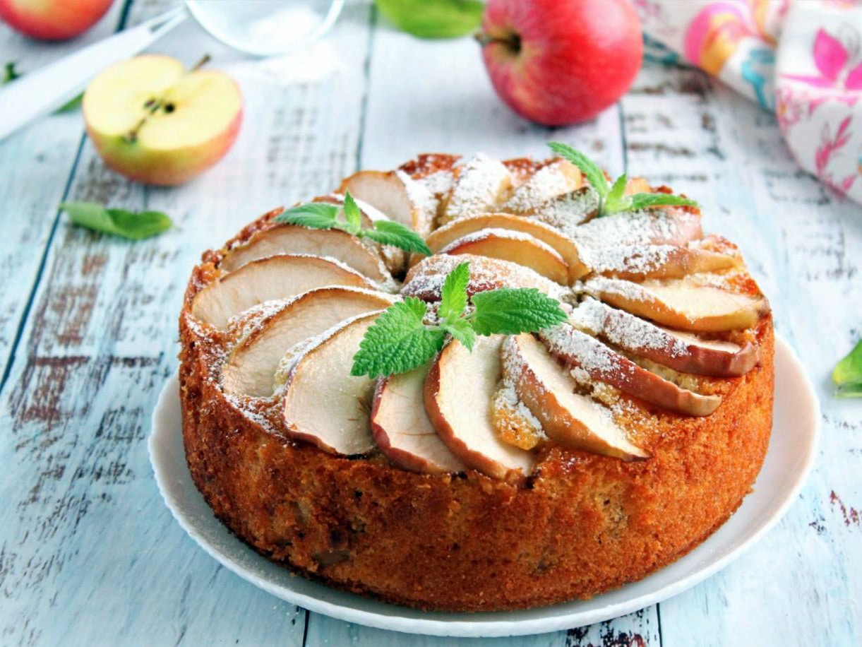 манник с яблоками рецепт