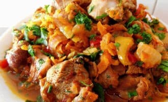 индейка с овощами рецепт