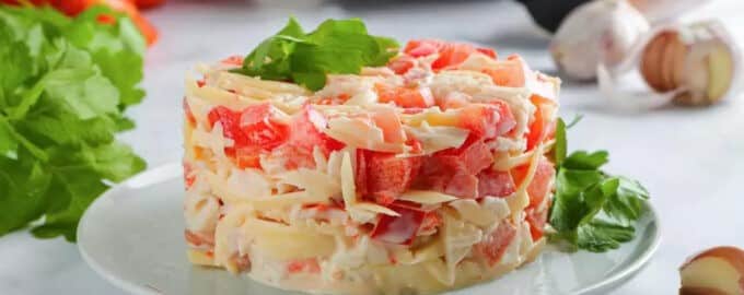 салат красное море рецепт