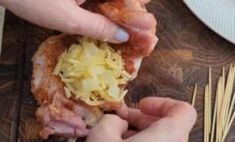 курица с сыром и ананасом