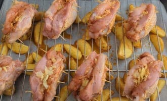 курица с сыром и ананасом