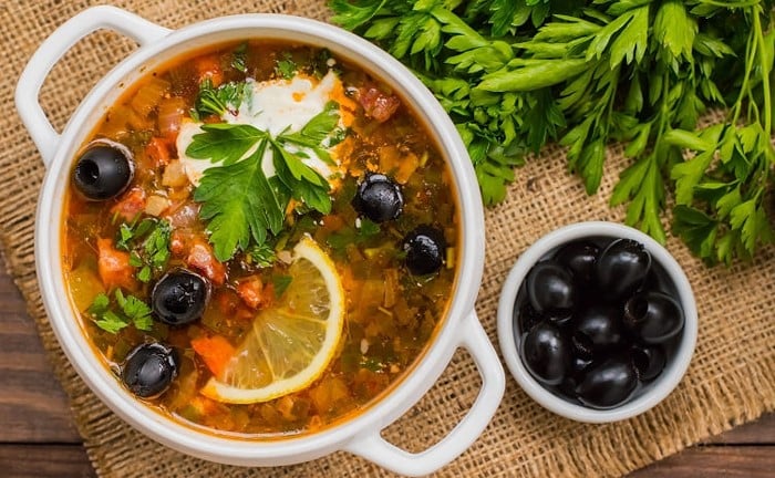 сборная солянка мясная рецепт