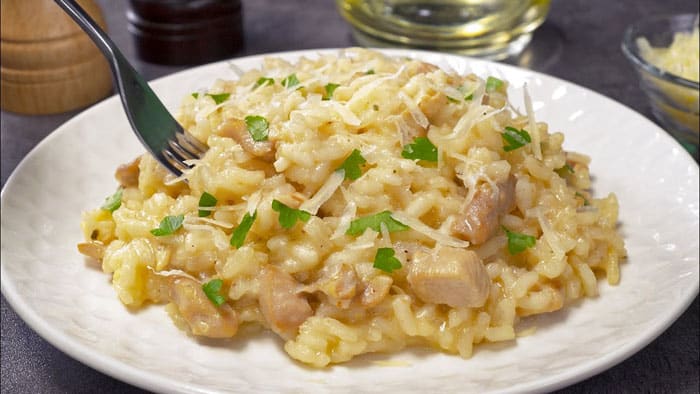 ризотто с курицей рецепт