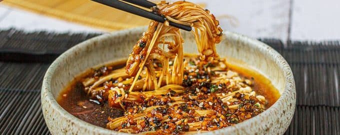 эноки в чесночном масле