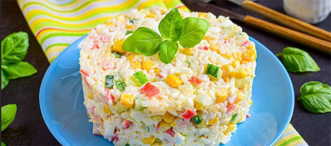 крабовый салат рецепт